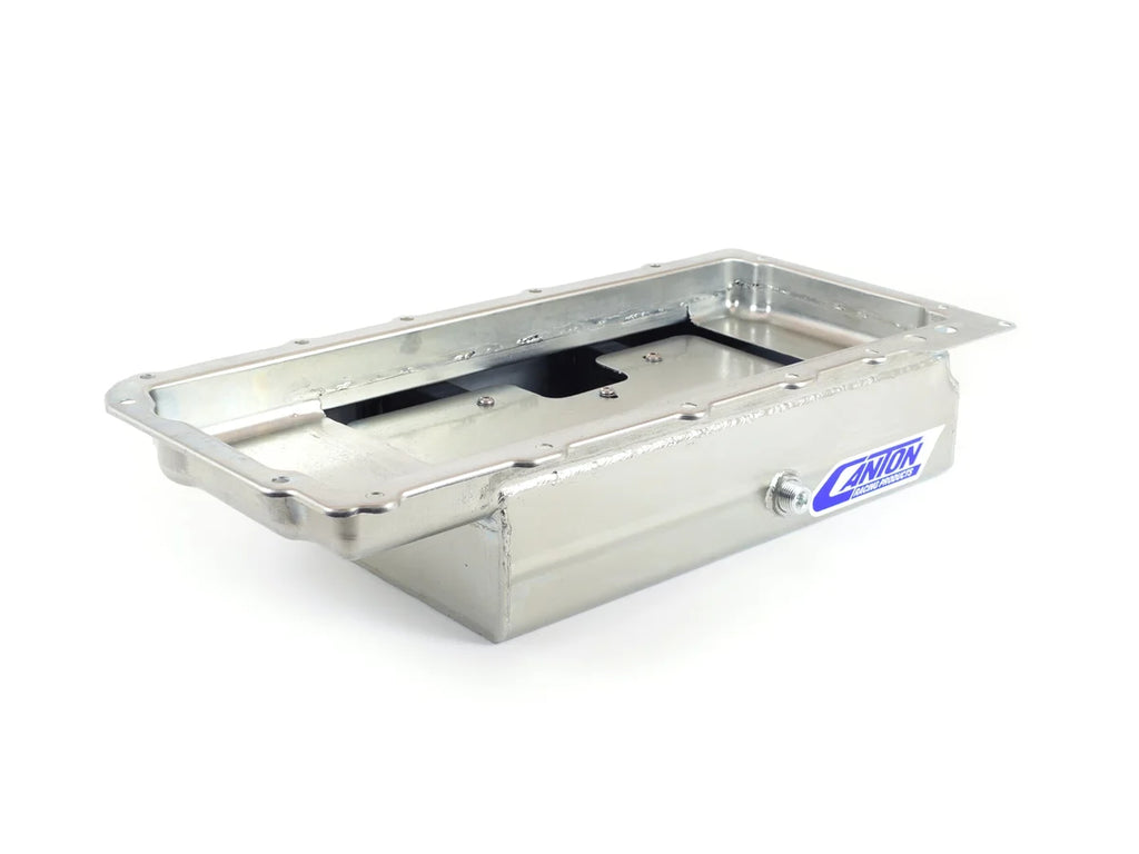Canton Canton 11-280 GM LS1 Open Chassis Steel Circle Track Rear Sump Pan 11-280 - Side View