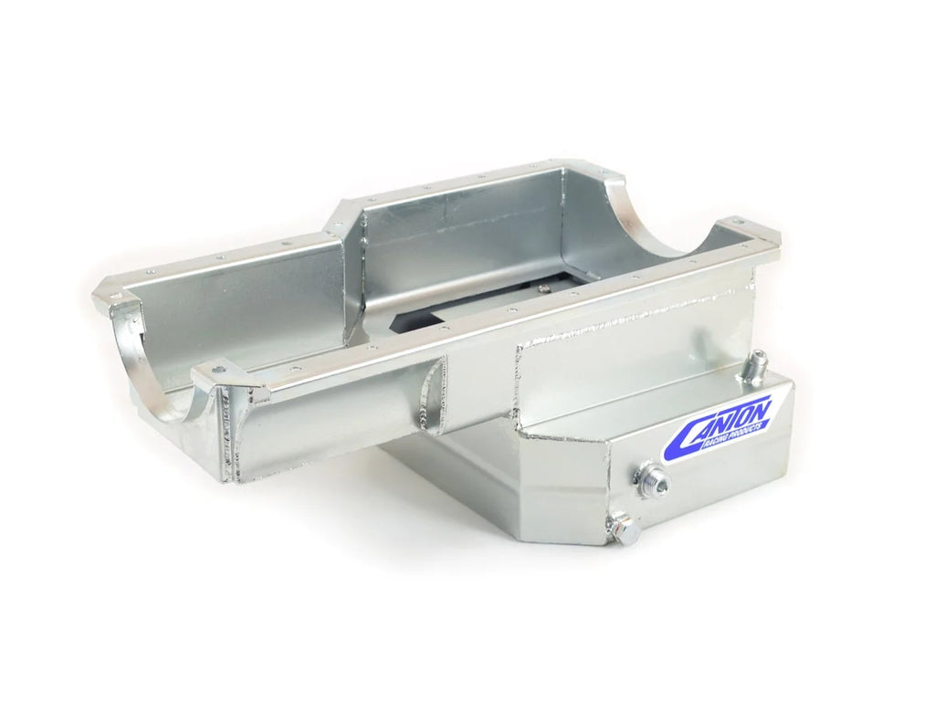 Canton Canton 11-920 Oil Pan Ford 2300CC Front Sump Circle Track Pan 11-920 - Side View