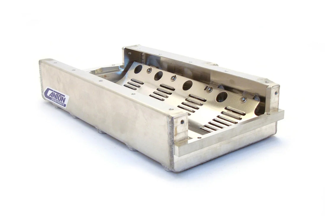 Canton Canton 12-280A Oil Pan Dart LS Next Dry Sump Aluminum 12-280A - Back View