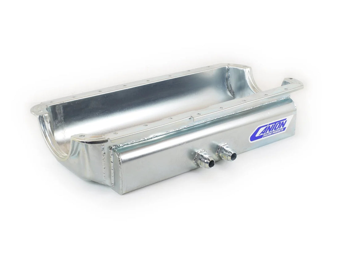 Canton Canton 12-464 Oil Pan For Ford 351W Shallow Dry Sump Power Series Pan 12-464 - Installation View