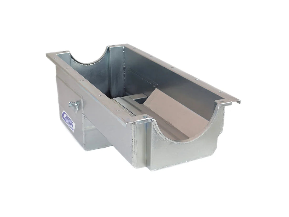 Canton Canton 13-090 Oil Pan Dart/Rocket Engine Block Drag Race Pan 13-090 - Back View