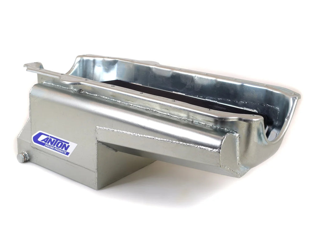 Canton Canton 13-104 Oil Pan Small Block Chevy Pre-1985 Drag Race Power Series Pan 13-104 - Main Product View