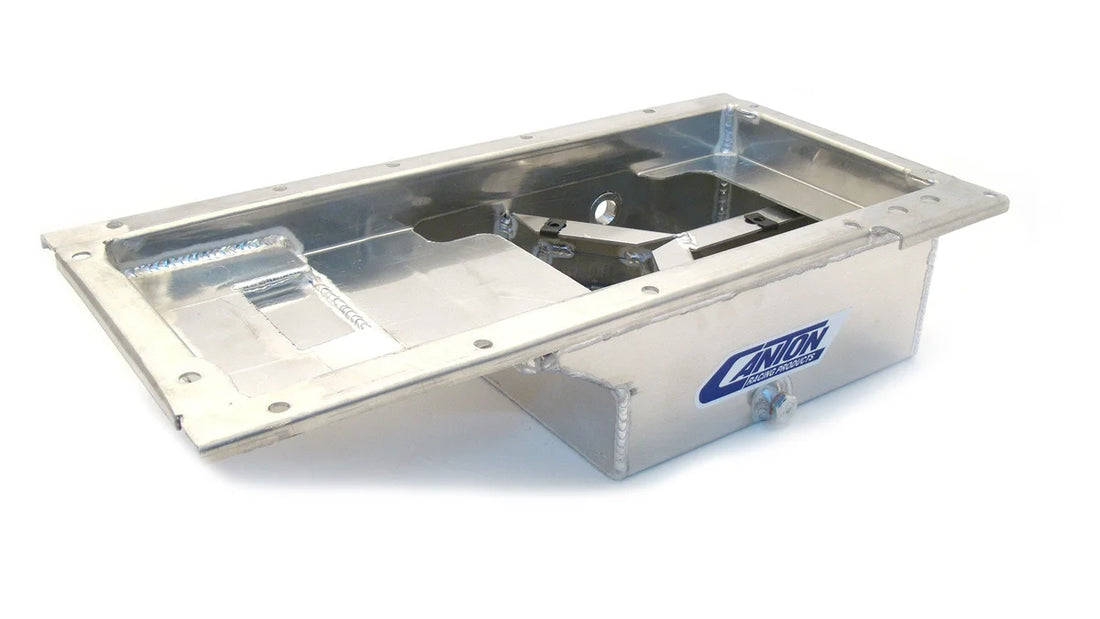 Canton Canton 13-270A Oil Pan For GM LS1 LS6 5 1/4 Inch Deep Alum F-Body Race Baffled 13-270A - Side View