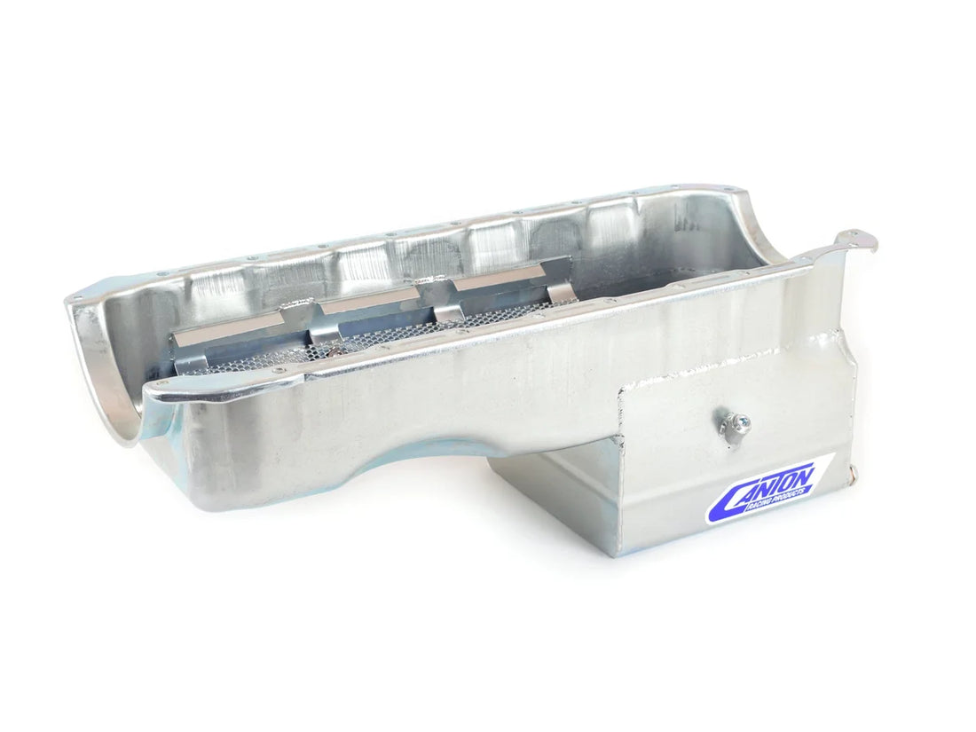 Canton Canton 13-330 Oil Pan Big Block Chevy Drag Race Pan For Mark 4 Blocks 13-330 - Back View
