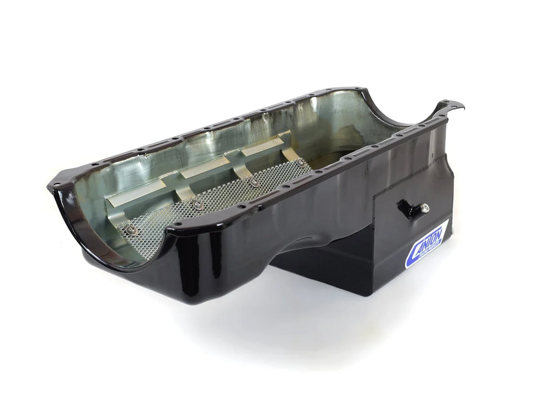Canton Canton 13-330BLK Oil Pan Big Block Chevy Drag Race Pan For Mark 4 Blocks 13-330BLK - Installation View