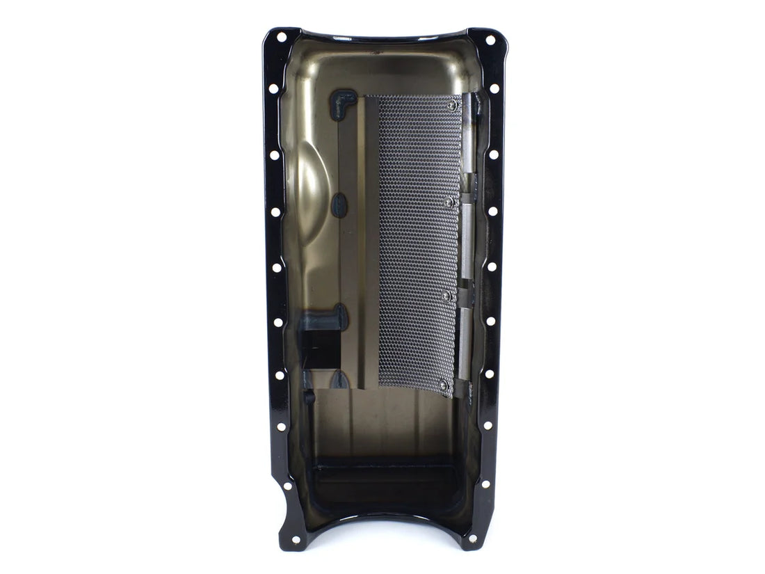 Canton Canton 13-330TBLK Oil Pan BBC Drag Race Pan 1 Piece Seal Mark 5 Block 13-330TBLK - Side View
