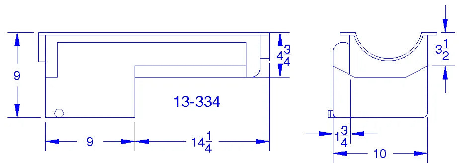 Canton Canton 13-334 Oil Pan Big Block Chevy Drag Race Pan For Aftermarket Starter 13-334 - Additional View 5