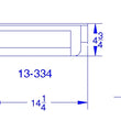 Load image into Gallery viewer, Canton Canton 13-334BLK Oil Pan Big Block Chevy Drag Race Pan For Aftermarket Starter 13-334BLK - Additional View 5