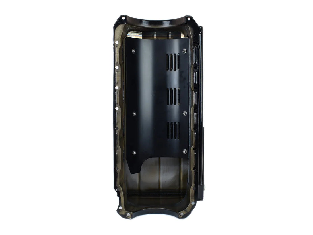 Canton Canton 13-344BLK Oil Pan For Big Block Chevy Mark 4 Power Series Drag Race Black 13-344BLK - Back View