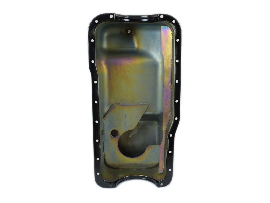 Canton Canton 13-600BLK Oil Pan Ford 289-302 Drag Race Stock Eliminator Rear Sump Pan 13-600BLK - Back View
