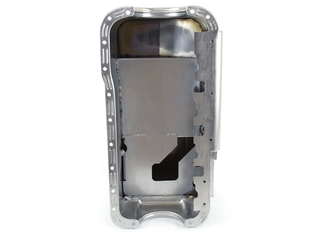 Canton Canton 13-622 Oil Pan Ford 289-302 Fox Body Drag Race Front Sump Pro Power Pan 13-622 - Back View