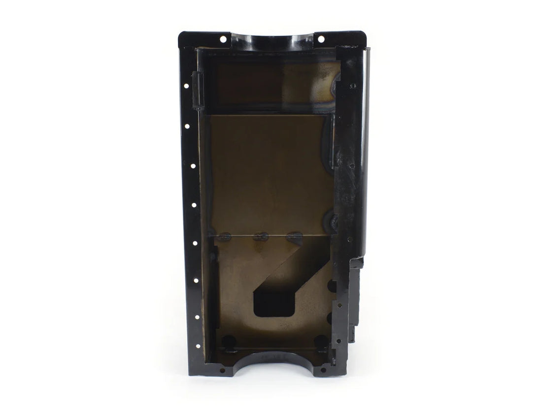 Canton Canton 13-672SVBLK Oil Pan For Ford 351W SVO Fox Body Drag Race Power Series Pan 13-672SVBLK - Installation View