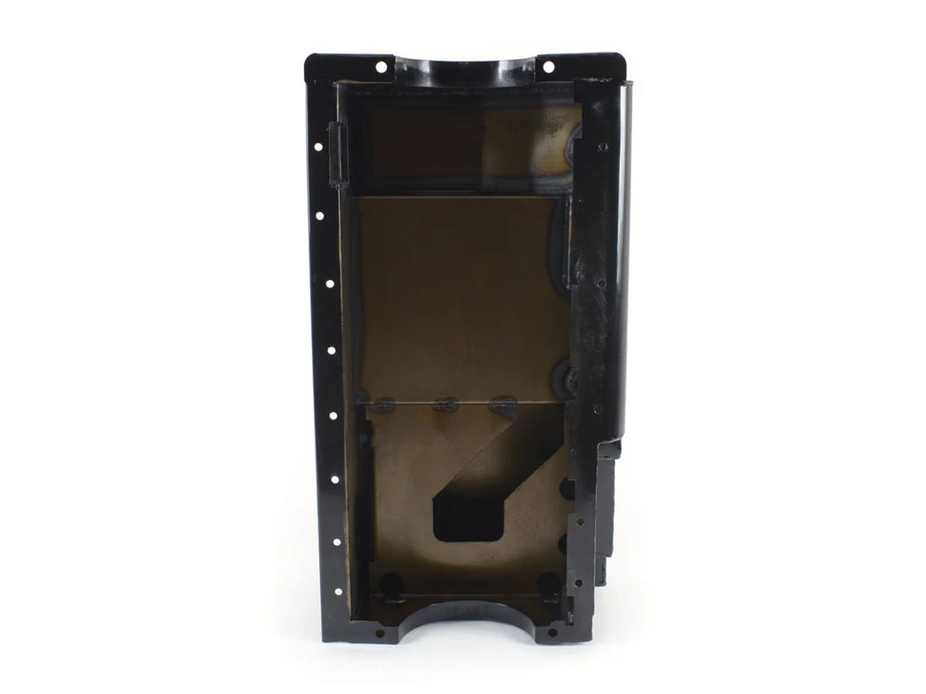 Canton Canton 13-672SVBLK Oil Pan For Ford 351W SVO Fox Body Drag Race Power Series Pan 13-672SVBLK - Installation View