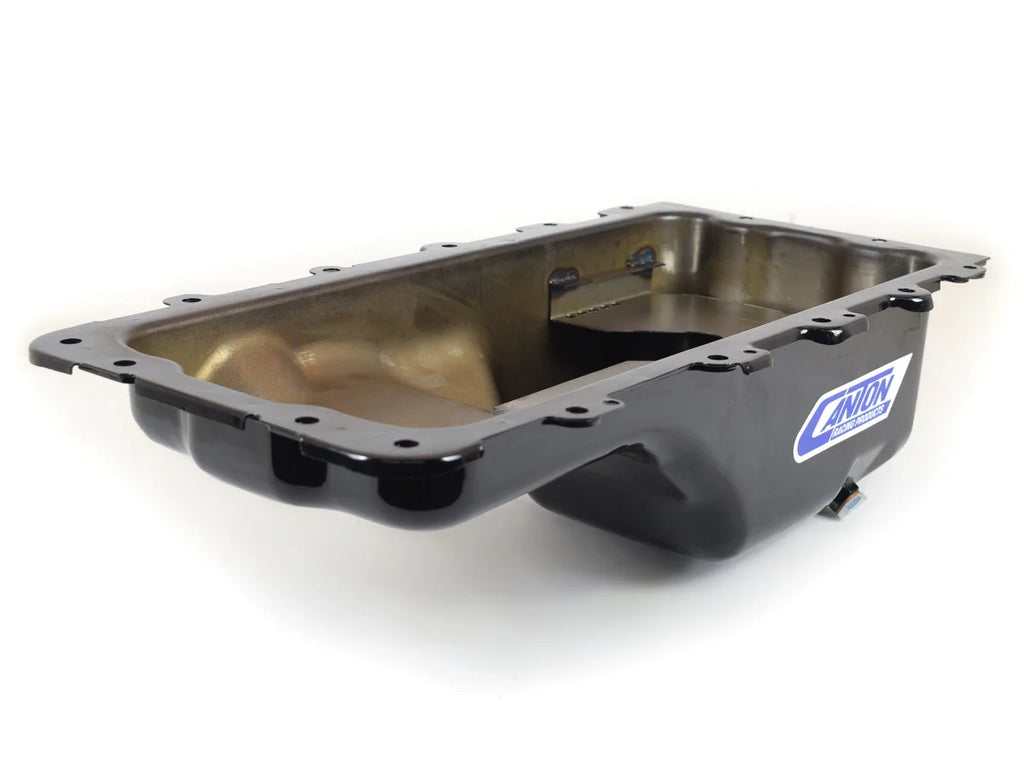 Canton Canton 13-780BLK Ford 4.6L 5.4L Stock Eliminator Rear Sump Drag & Road Race Pan 13-780BLK - Back View
