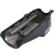 Load image into Gallery viewer, Canton Canton 15-010BLK Oil Pan Small Block Chevy Stock Appearing Crate Engine Pan 15-010BLK - Side View