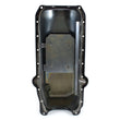 Load image into Gallery viewer, Canton Canton 15-010TBLK Oil Pan Small Block Chevy Stock Appearing Crate Engine Pan 15-010TBLK - Back View