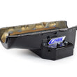 Load image into Gallery viewer, Canton Canton 15-240TBLK Oil Pan Small Block Chevy 1986 and Up Corvette Road Race Pan 15-240TBLK - Back View
