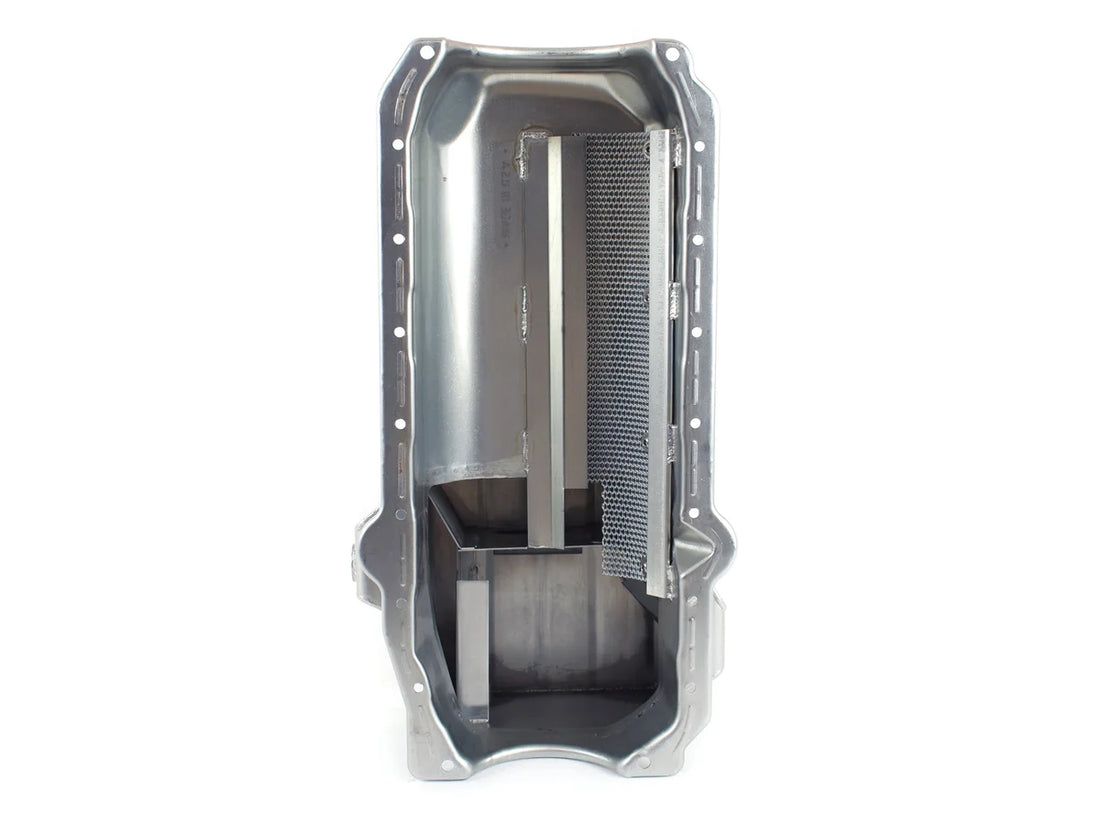 Canton Canton 15-244M Oil Pan Small Block Chevy F Body Road Race Right Hand Dipstick 15-244M - Side View
