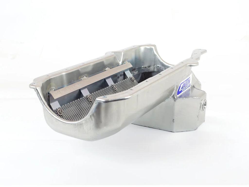 Canton Canton 15-244T Oil Pan For Small Block Chevy F Body Road Race Pan 1 Piece Seal 15-244T - Back View