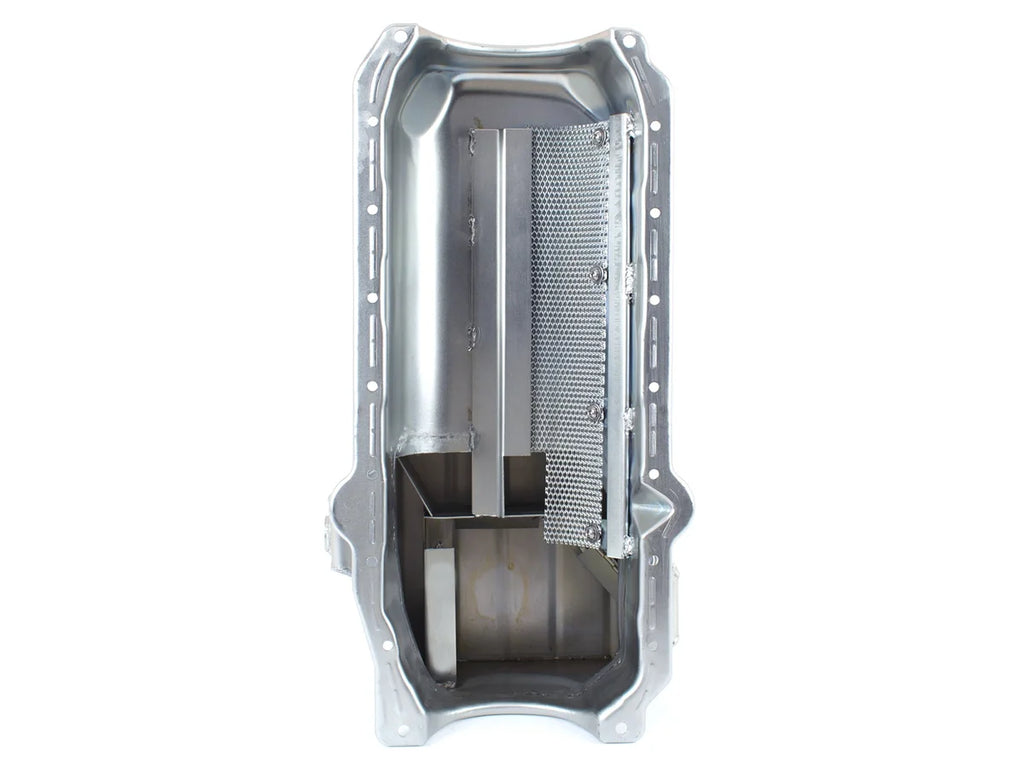 Canton Canton 15-244T Oil Pan For Small Block Chevy F Body Road Race Pan 1 Piece Seal 15-244T - Installation View