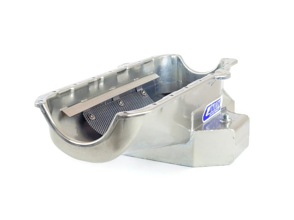 Canton Canton 15-250 Oil Pan For Pre-1980 Small Block Chevy G Body Road Race Pan 15-250 - Back View