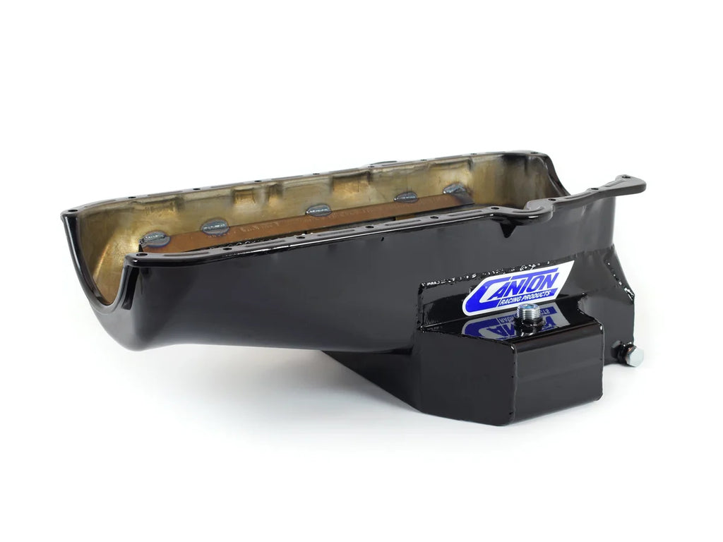 Canton Canton 15-250BLK Oil Pan For Pre-1980 Small Block Chevy G Body Road Race Pan 15-250BLK - Main Product View