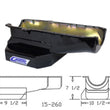 Load image into Gallery viewer, Canton Canton 15-260BLK Oil Pan Small Block Chevy 12in Long Sump Pre-1980 Road Race Pan 15-260BLK - Back View
