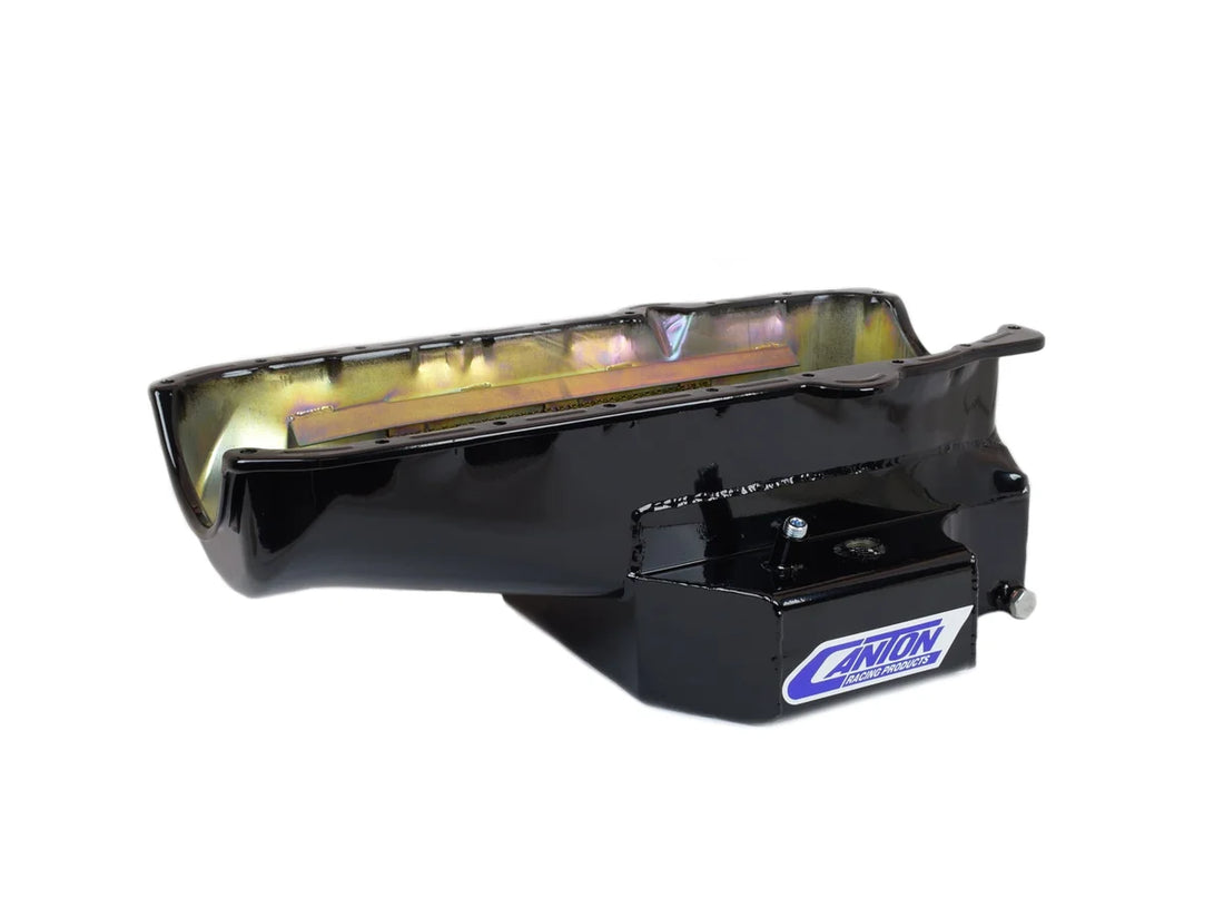 Canton Canton 15-260BLK Oil Pan Small Block Chevy 12in Long Sump Pre-1980 Road Race Pan 15-260BLK - Additional View 5