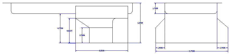 Canton Canton 15-274BLK Oil Pan For GM LS1 LS6 Rear Sump Road Race Pan Baffled 15-274BLK - Additional View 5