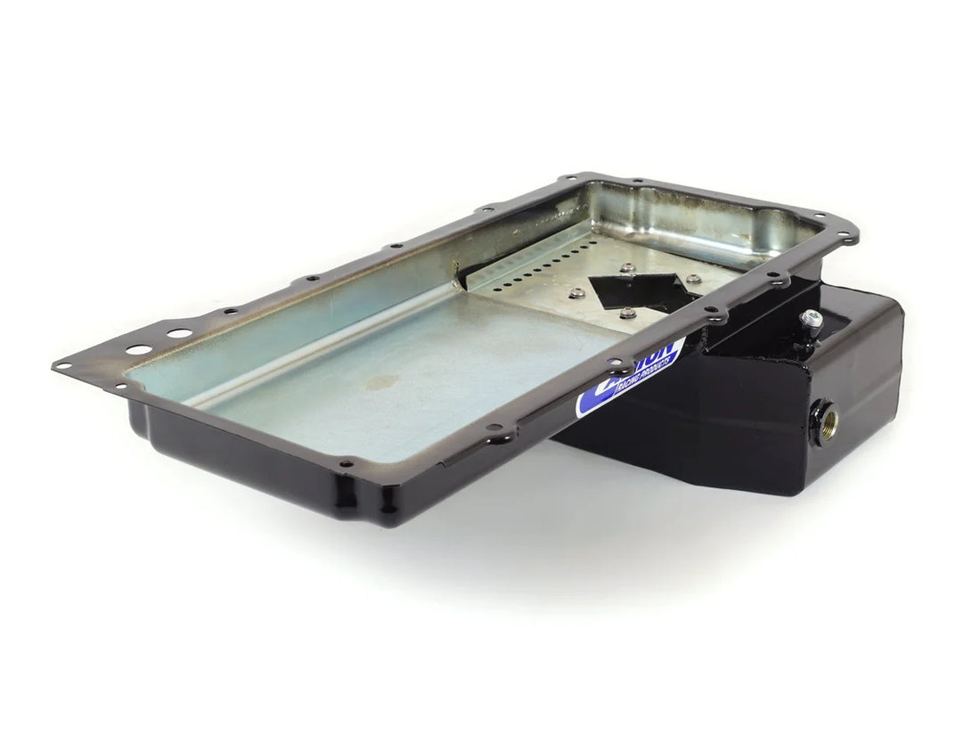 Canton Canton 15-276BLK Oil Pan GM LS1 LS6 5-5/8" Deep Front Sump Road Race and Drift 15-276BLK - Additional View 5