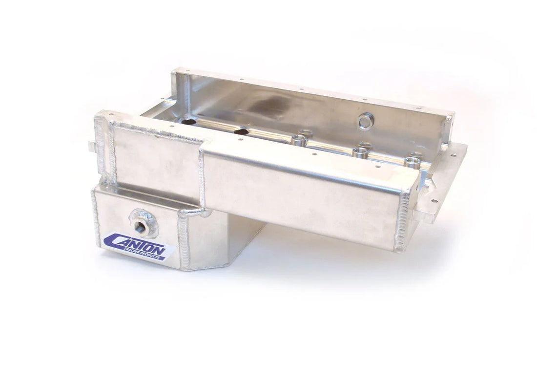Canton Canton 15-284A Oil Pan Dart LS Next Rear Sump Road Race Pan 15-284A - Side View
