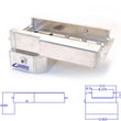 Load image into Gallery viewer, Canton Canton 15-284A Oil Pan Dart LS Next Rear Sump Road Race Pan 15-284A - Back View