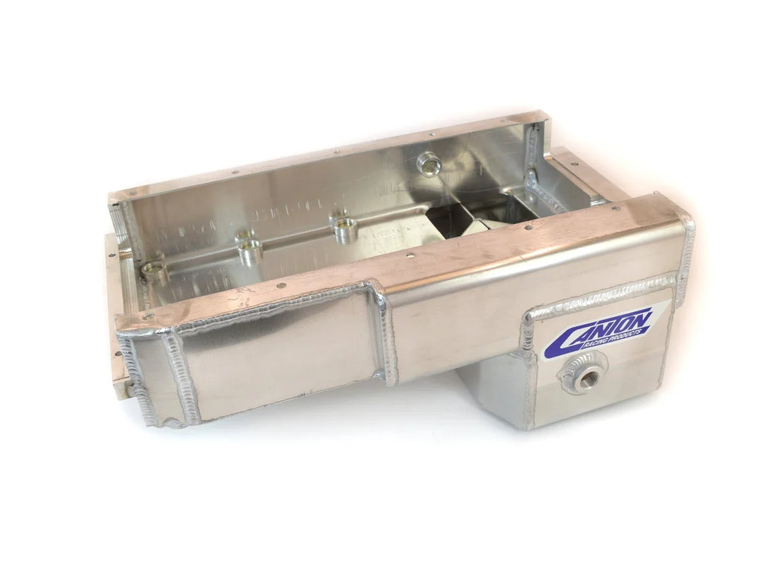 Canton Canton 15-286A Oil Pan Dart LS Next Front Sump Road Race Pan 15-286A - Side View
