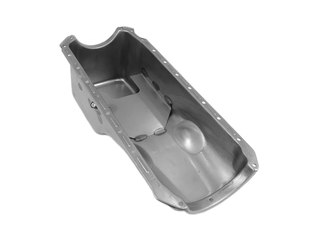 Canton Canton 15-300 Oil Pan For Big Block Chevy Mark 4 Stock Replacement Oil Pan 15-300 - Back View