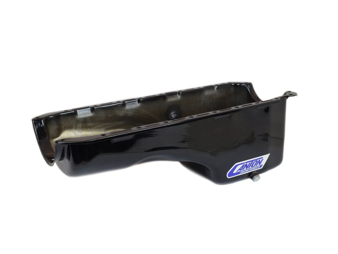 Canton Canton 15-300BLK Oil Pan For Big Block Chevy Mark 4 Stock Replacement Oil Pan 15-300BLK - Back View