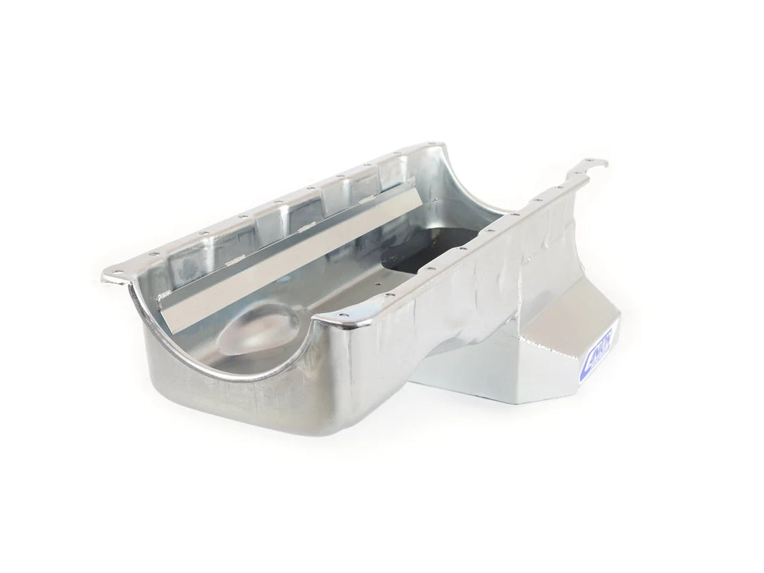 Canton Canton 15-350T Oil Pan Big Block Chevy Early Chevelle Street Pan T Sump 15-350T - Side View