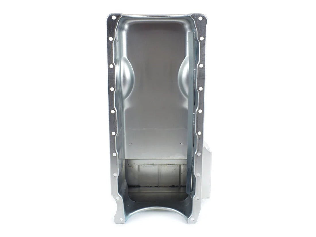 Canton Canton 15-350T Oil Pan Big Block Chevy Early Chevelle Street Pan T Sump 15-350T - Back View