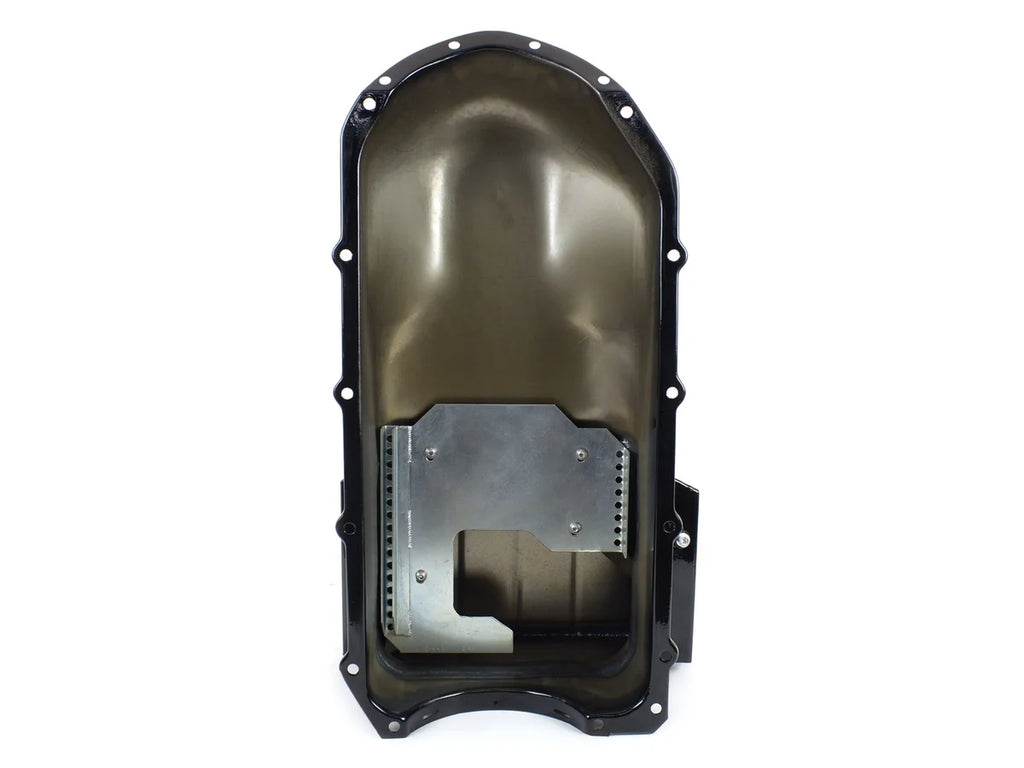 Canton Canton 15-444BLK Oil Pan For Pontiac Road Race T-Sump Pan Black Powdercoat 15-444BLK - Installation View