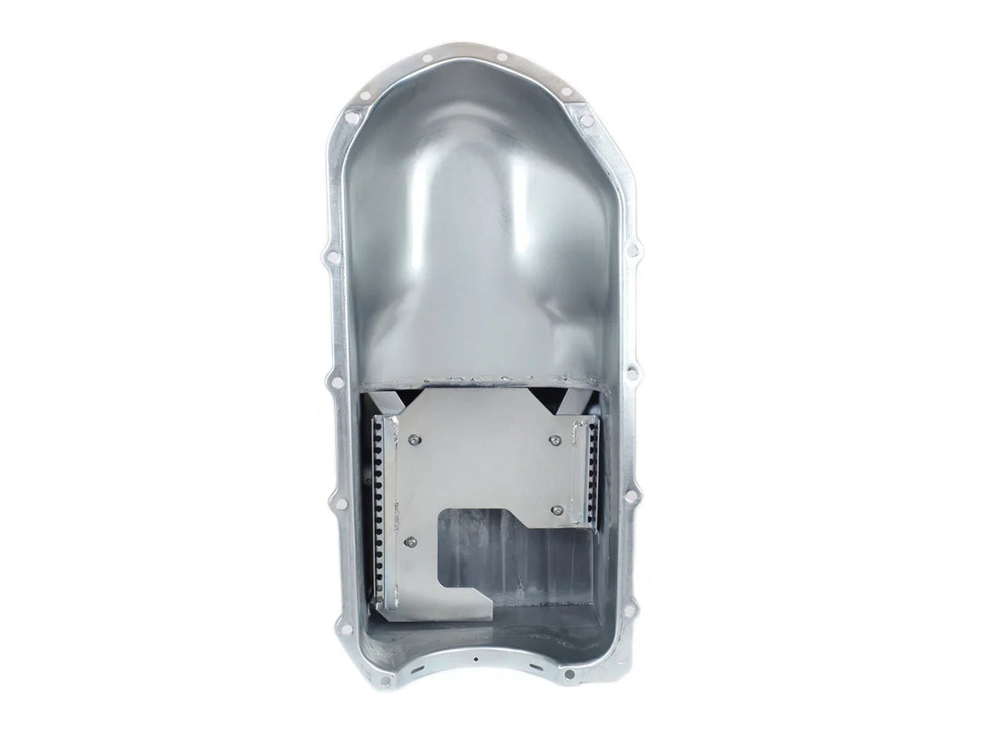 Canton Canton 15-450 Oil Pan For Pontiac 301-455 Shallow Road Race Pan 15-450 - Side View