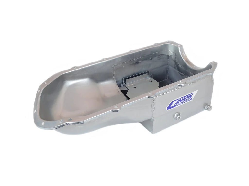 Canton Canton 15-450 Oil Pan For Pontiac 301-455 Shallow Road Race Pan 15-450 - Installation View