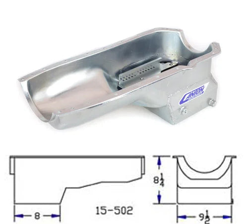 Canton Canton 15-502 Oil Pan Oldsmobile 307-455 Street Road and Drag Race Pan Baffled 15-502 - Additional View 5
