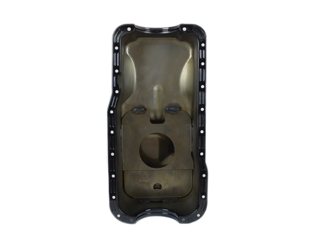 Canton Canton 15-600BLK Oil Pan For Ford 289-302 Stock Replacement Front Sump Pan 15-600BLK - Back View