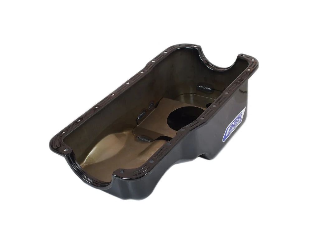Canton Canton 15-600BLK Oil Pan For Ford 289-302 Stock Replacement Front Sump Pan 15-600BLK - Installation View