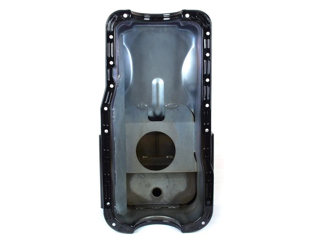 Canton Canton 15-610BLK Oil Pan For Ford 289-302 Front T Sump Street Pan 15-610BLK - Side View