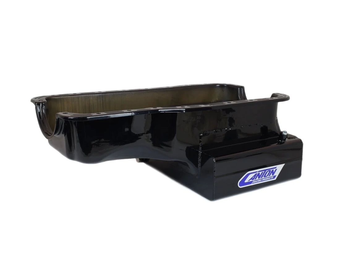 Canton Canton 15-630BLK Oil Pan For Ford 289-302 Front Sump Road Race Pan 15-630BLK - Installation View