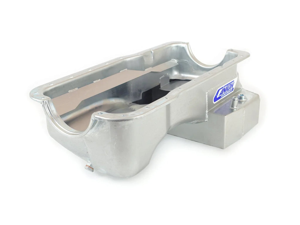 Canton Canton 15-640 Oil Pan For Ford 289-302 Fox Body Mustang Rear T Sump Street Pan 15-640 - Side View