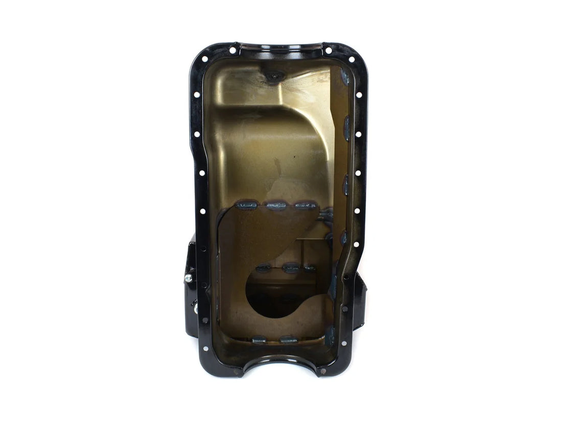 Canton Canton 15-640BLK Oil Pan For Ford 289-302 Fox Body Mustang Rear T Sump Street 15-640BLK - Back View
