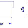 Load image into Gallery viewer, Canton Canton 15-650BLK Oil Pan For Ford 351W Stock Replacement Front Sump Pan Unplated 15-650BLK - Additional View 5