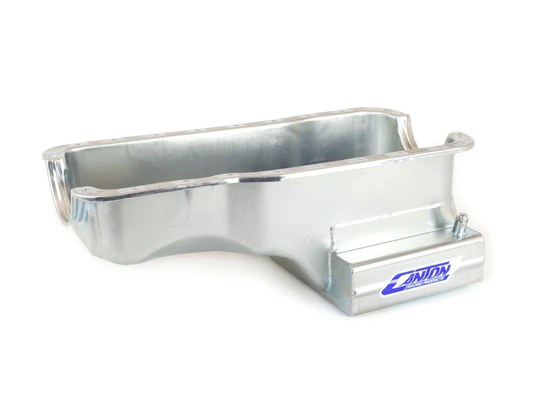 Canton Canton 15-660 Oil Pan For Ford 351W For Front T Sump Street Road Race Pan 15-660 - Side View
