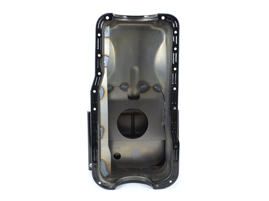 Canton Canton 15-660BLK Oil Pan For Ford 351W For Front T Sump Street Road Race 15-660BLK - Side View